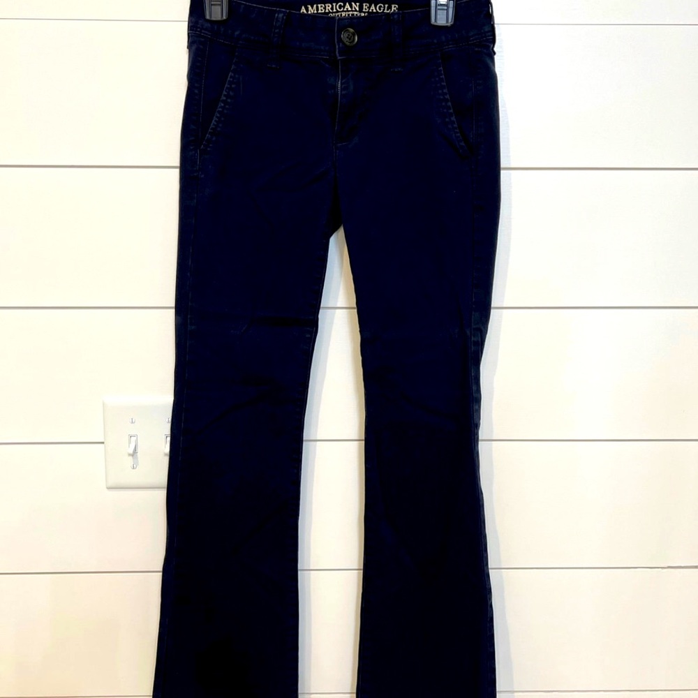 American Eagle kick boot pants- Navy